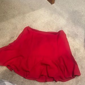Red skirt never worn. Size small